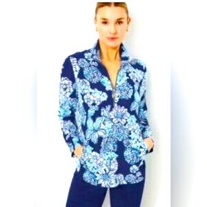 Lilly Pulitzer UPF 50+ Skipper Popover NWT XL